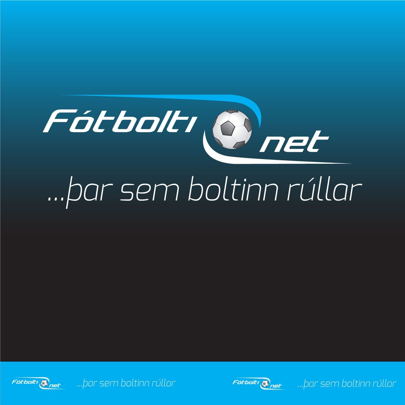 Forsíðumynd fyrir hlaðvarpið Fotbolti.net
