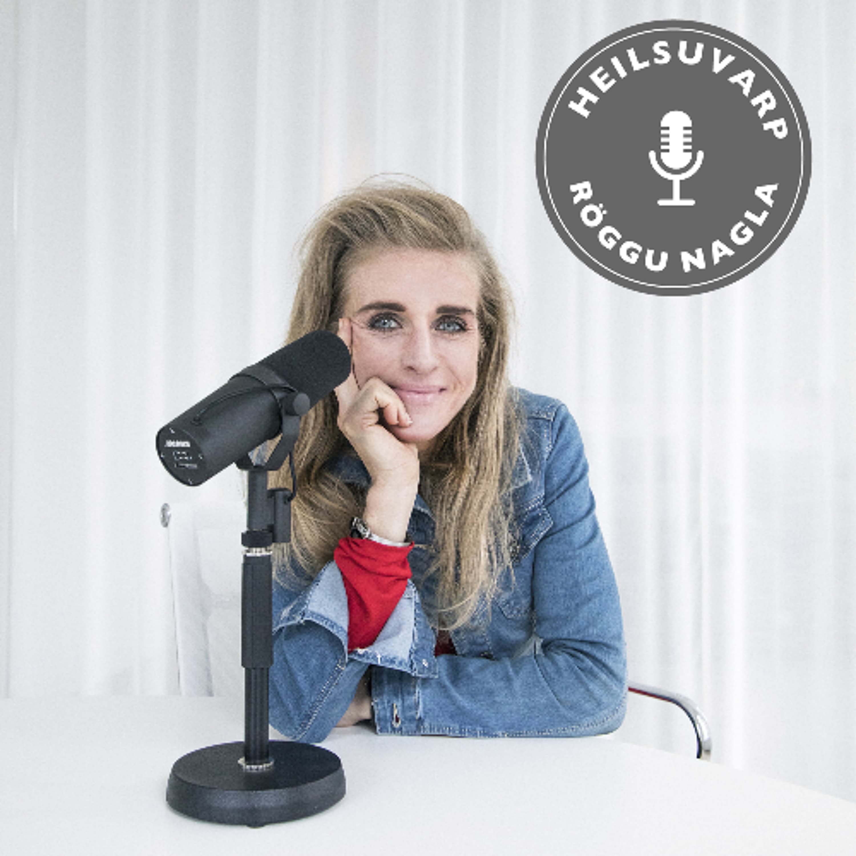 Mynd fyrir þáttinn #128 Stopp í fitutapi - mögulegar lausnir án þess að borða minna hjá Heilsuvarpid
